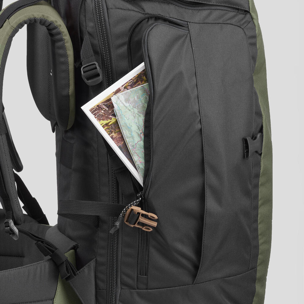 Sac à dos de trekking et voyage 60 L - TRAVEL 100
