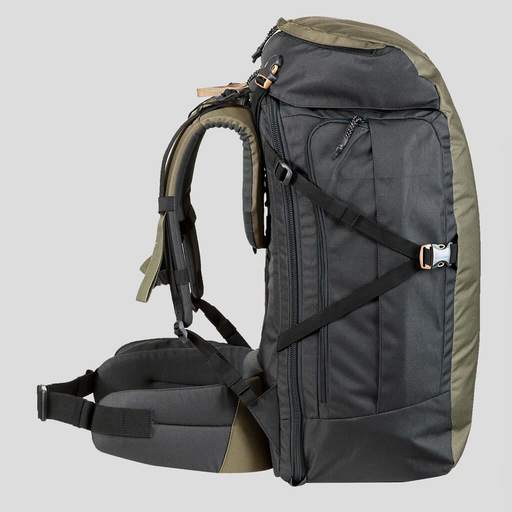 Sac à dos de trekking et voyage 60 L - TRAVEL 100