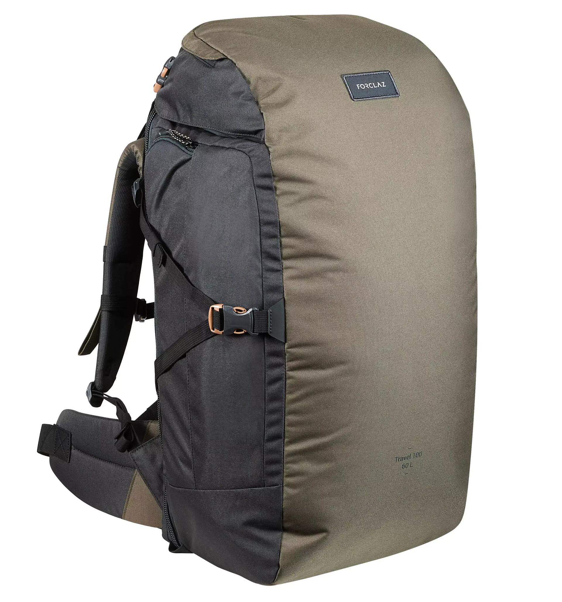 Trekking and Travel Backpack 60 L - Travel 100