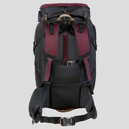 Mochila de montaña y trekking viaje 40L Forclaz Travel100. Equipaje de mano