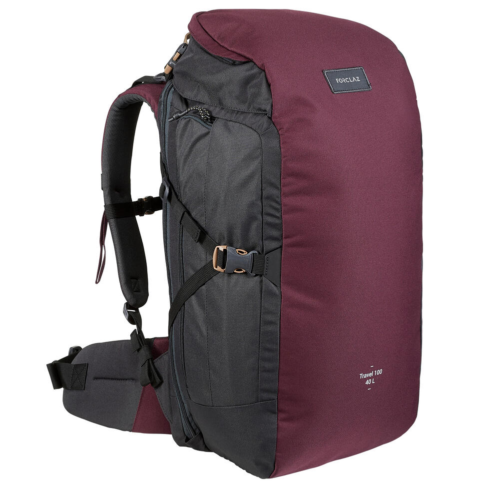Zaino trekking TRAVEL100 40 litri FORCLAZ DECATHLON