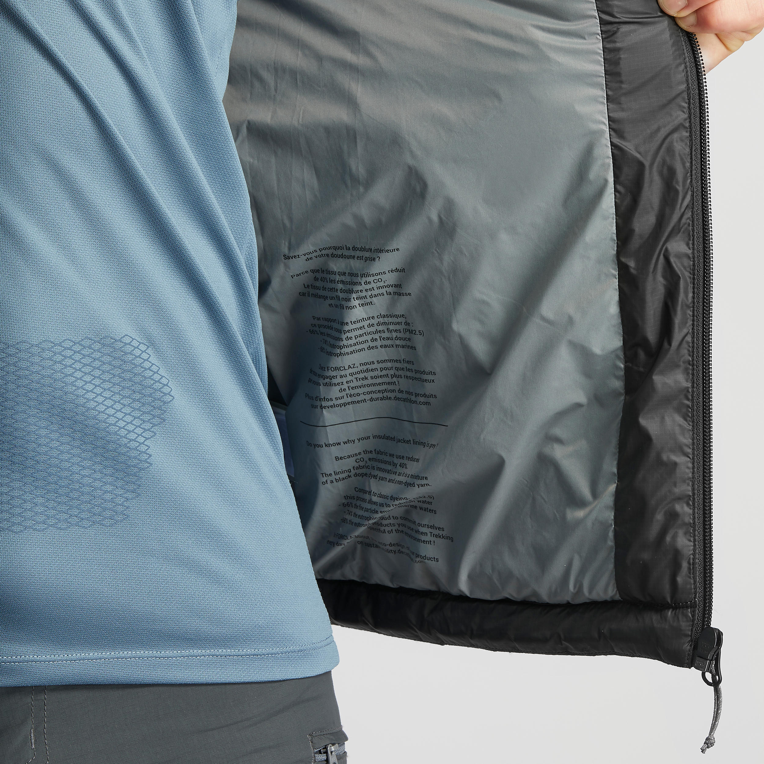 Men’s mountain trekking synthetic padded jacket - MT100 -5°C 5/8