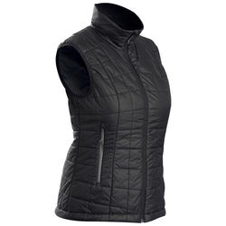 Chaleco Acolchado Montaña y Trekking Forclaz TREK 100 mujer negro