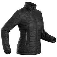 Manteau de randonnée en montagne RANDONNÉE 100 femme noir