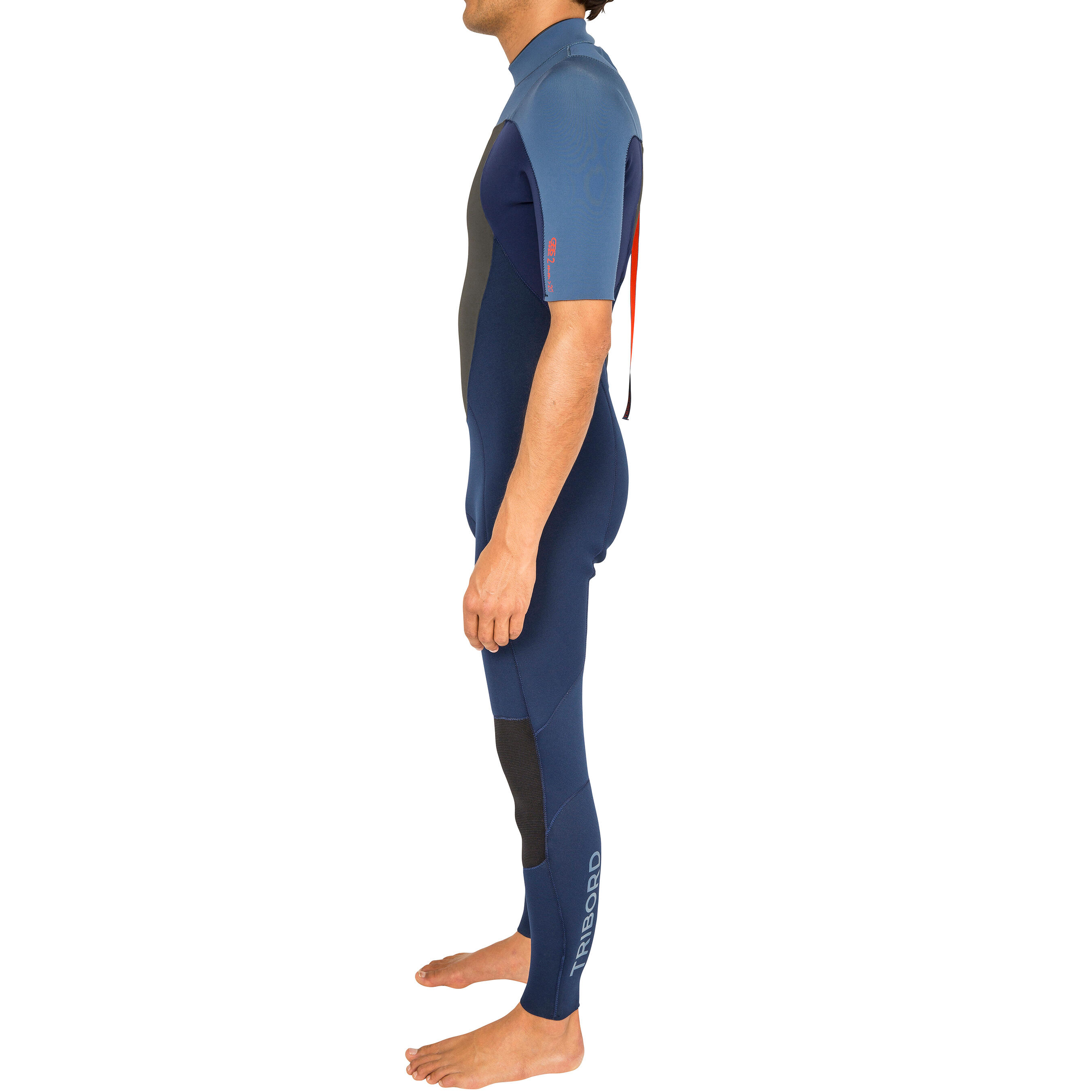 500 Men's 2 mm Neoprene Short Sleeve Surfing Wetsuit 5/18