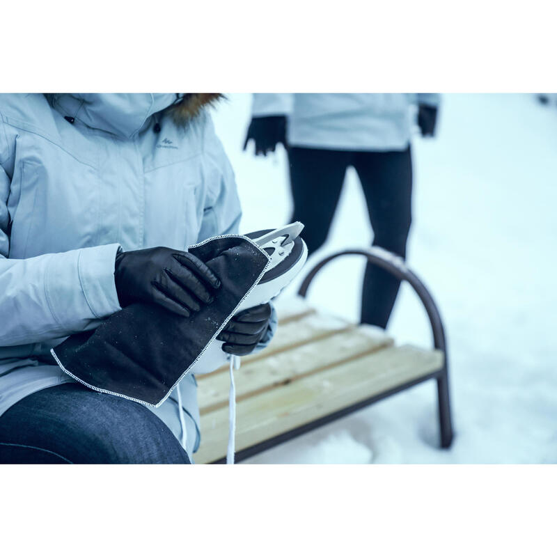 Doekje voor ijzers van schaatsen