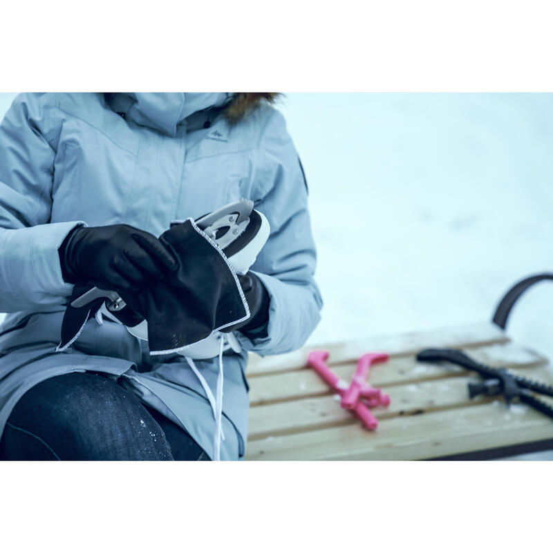 Doekje voor ijzers van schaatsen