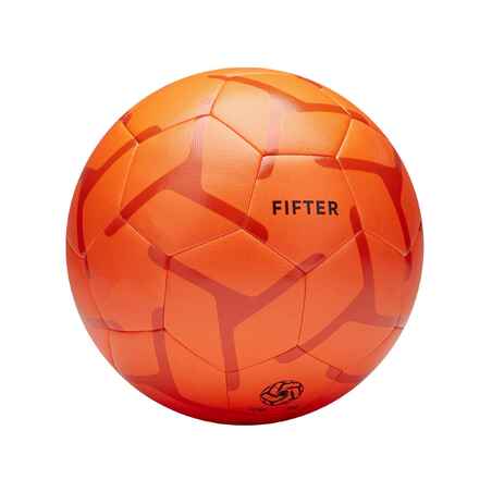 Oranžna in rdeča nogometna žoga 100