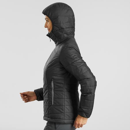 MT 100 Hooded Synthetic Mountain Trekking Padded Jacket -5°C – Women