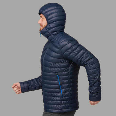 Men's Mountain Trekking Hooded Down Jacket - MT100 -5 °C