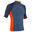 Men'S Thermal Anti-UV Top Short Sleeves - Blue Orange
