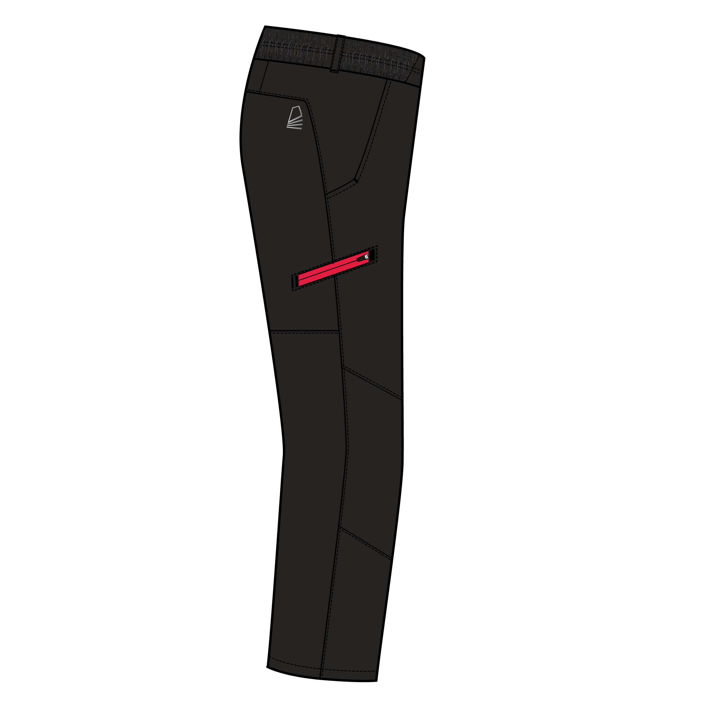 Pantaloni vela donna SAILING 500 neri 4/10