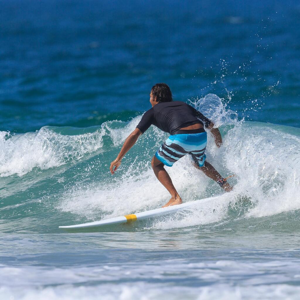 500 Long Surfing Boardshorts - Paint Block Frozen