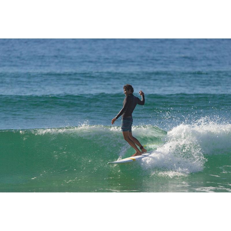 Surfboards 500 Hard Surfboard 7 2 Longboard Comes With 3 Fins Surfboards 500 Hard Surfboard 7 2 Longboard Comes With 3 Fins