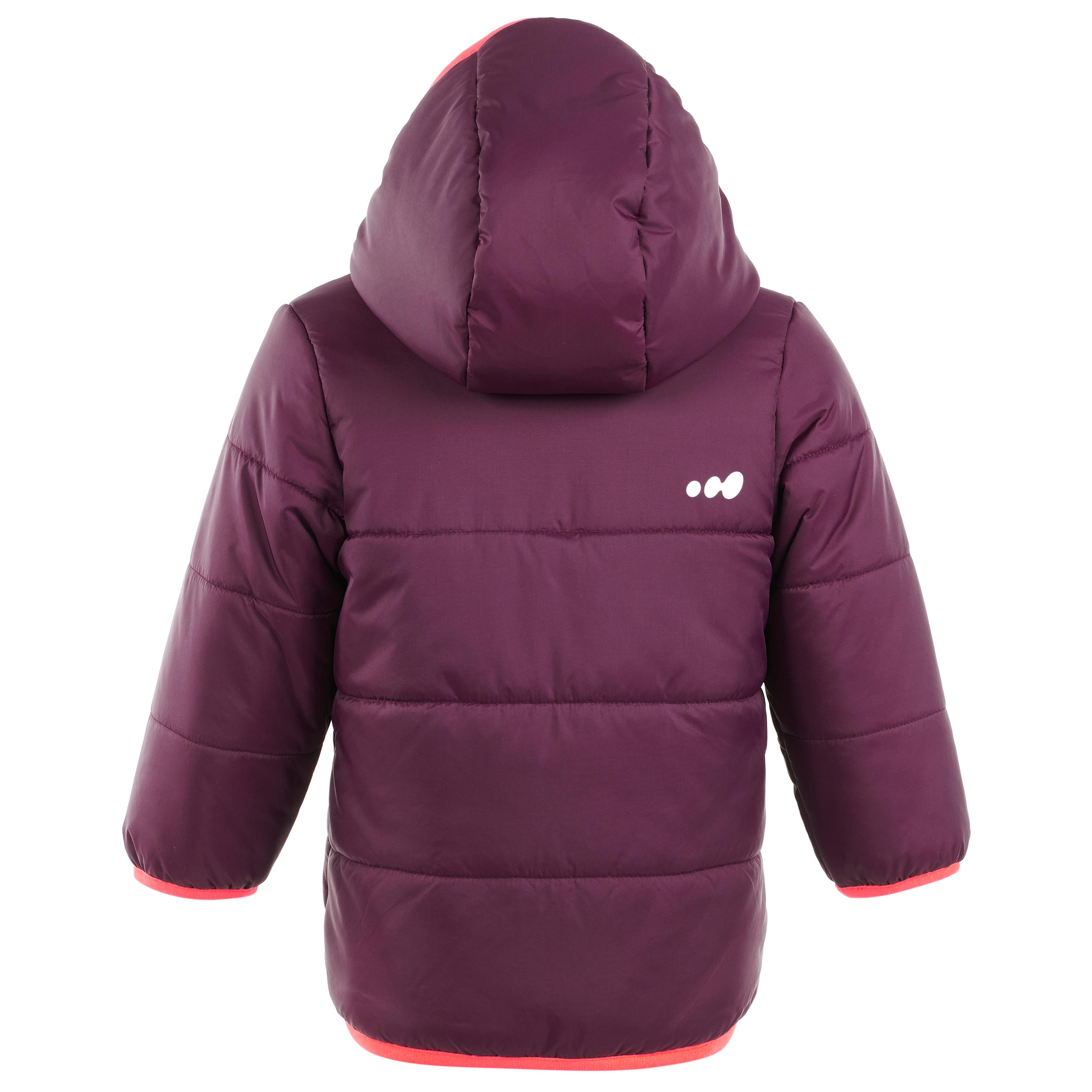 Babies' Ski/Sledge Reversible Jacket Warm - Purple 5/9