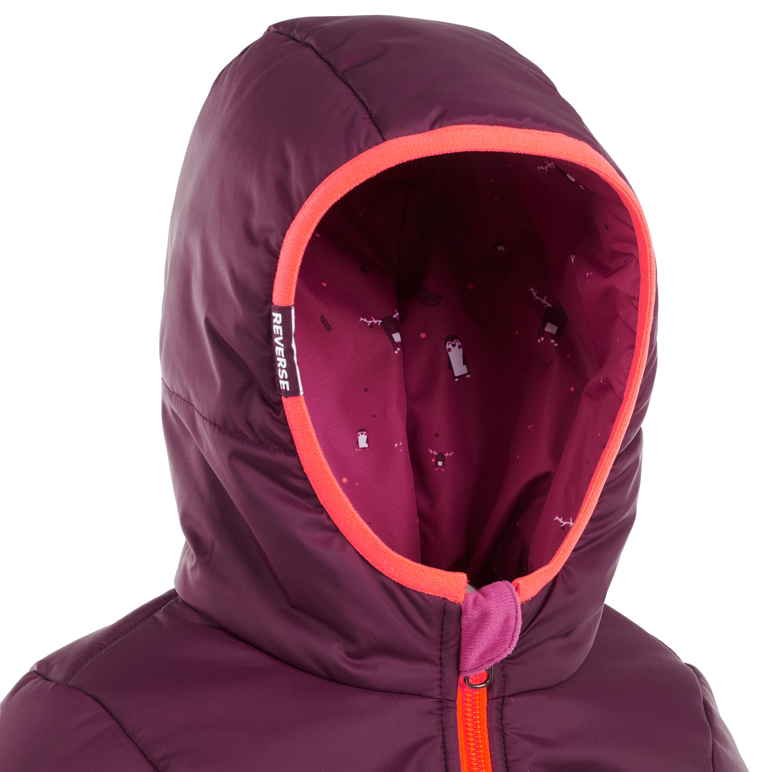 Babies' Ski/Sledge Reversible Jacket Warm - Purple 9/9