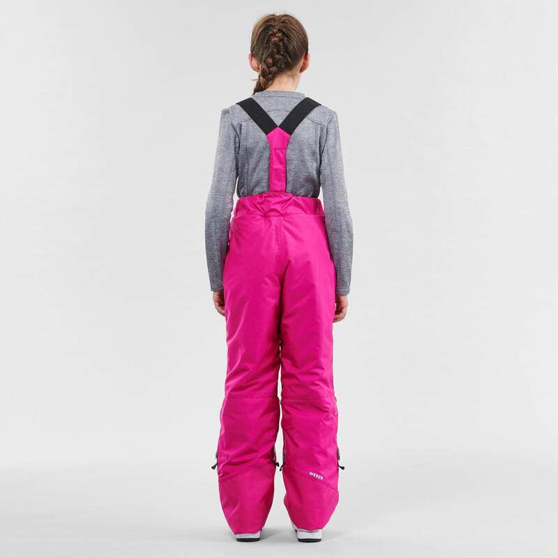 PANTALON DE SKI ENFANT PNF 500 ROSE