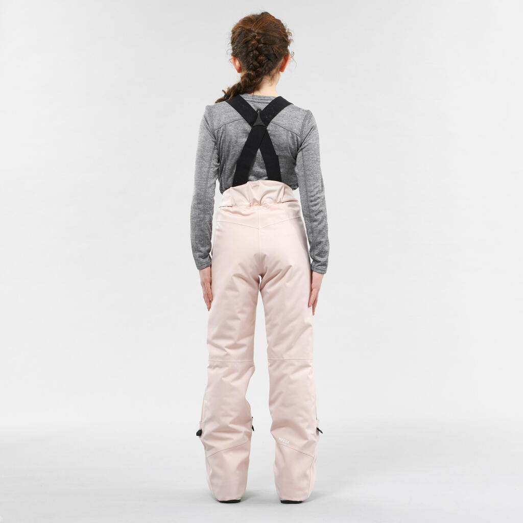 KIDS’ WARM AND WATERPROOF SKI TROUSERS - PNF 900 - WHITE