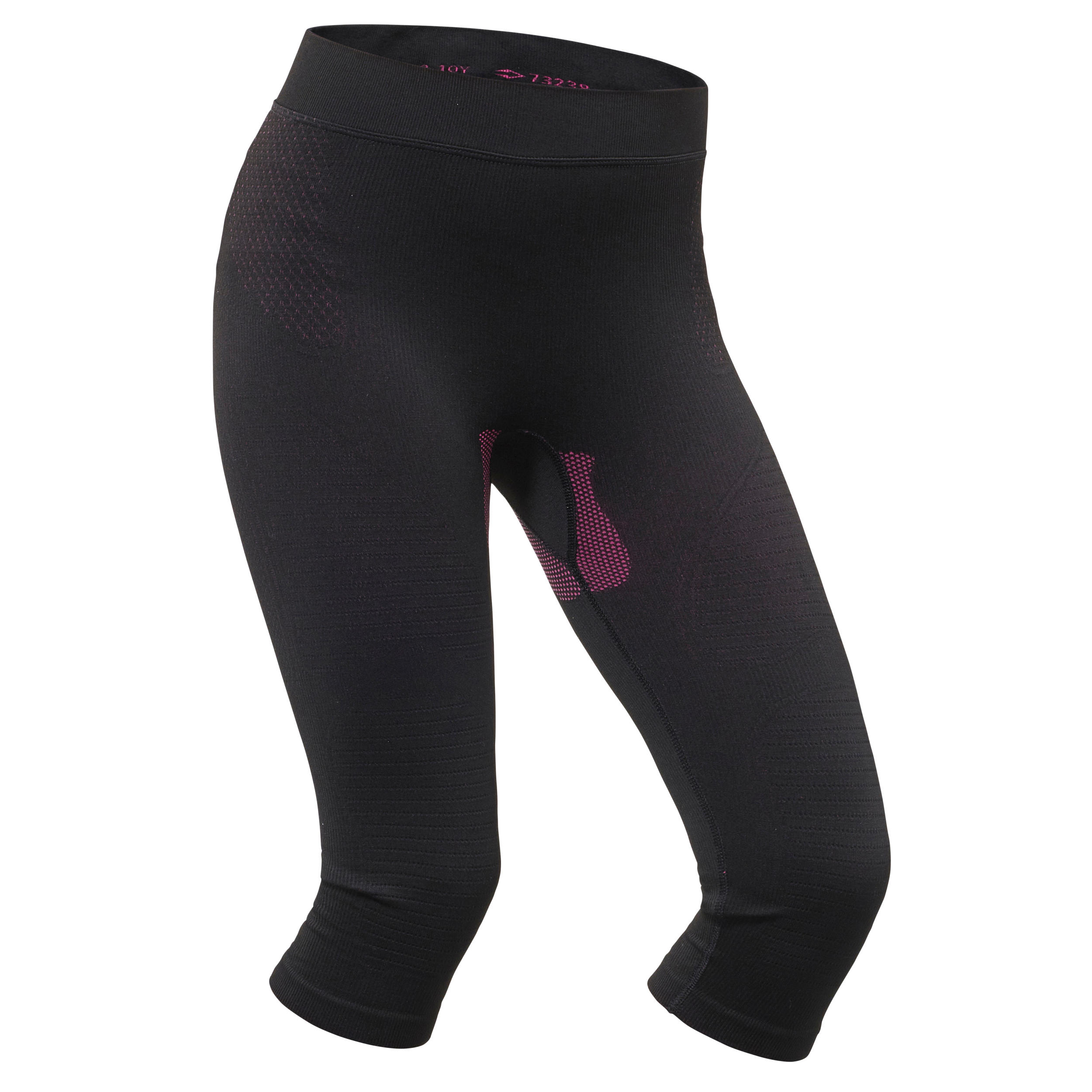 Children's Skiing Base Layer Bottoms BL 580 I-Soft - Black / Pink