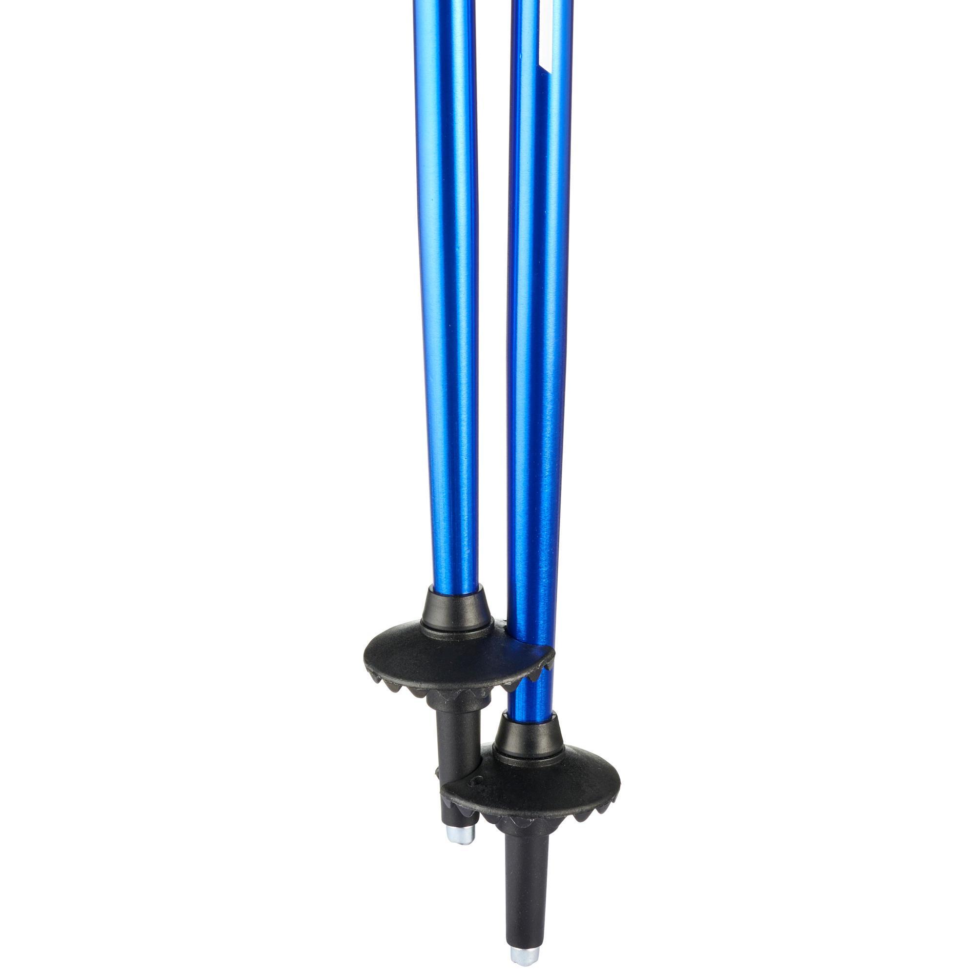 CHILDREN'S SKI POLES - PUSH PIN - BLUE