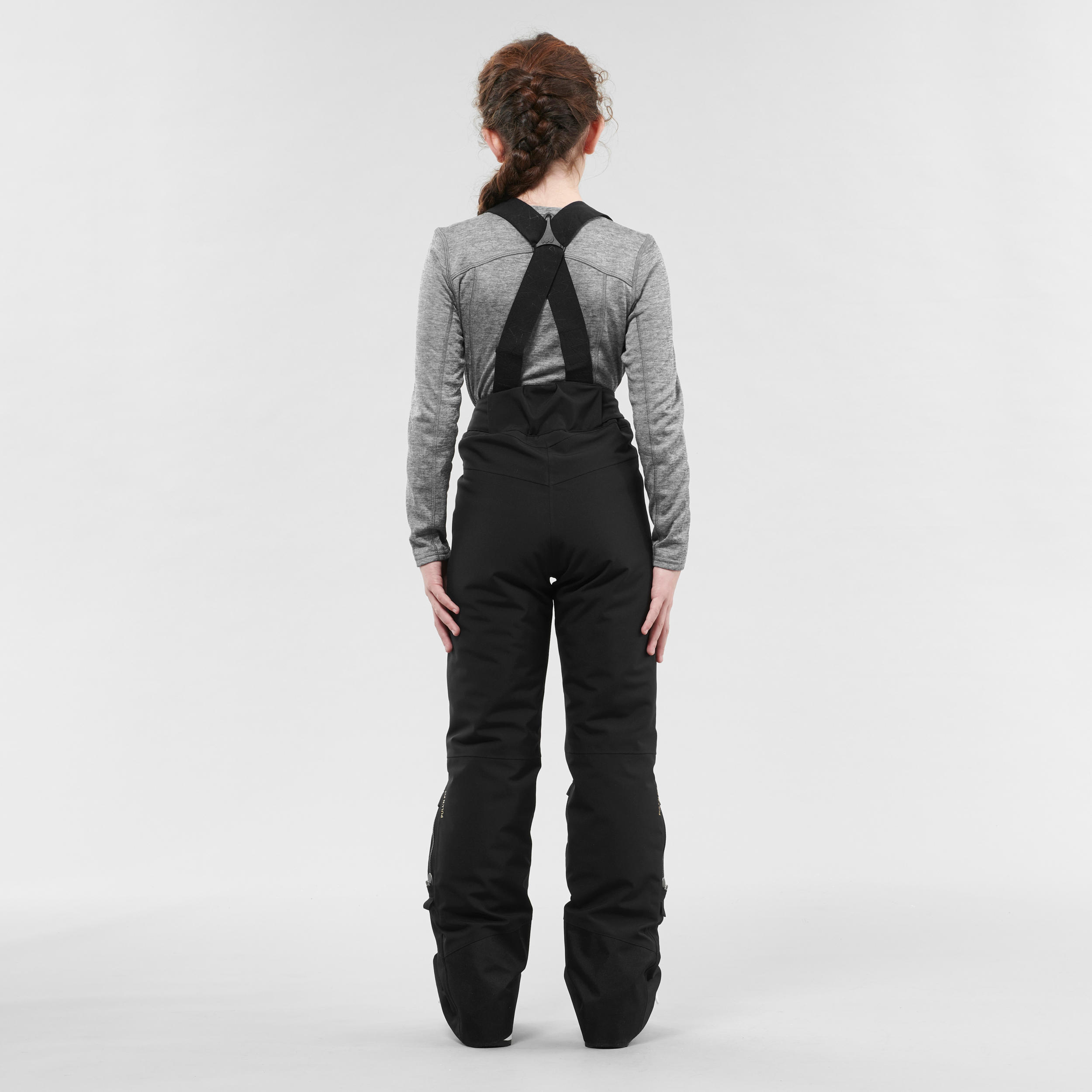 KIDS’ WARM AND WATERPROOF SKI TROUSERS - PNF 900 - BLACK 5/10