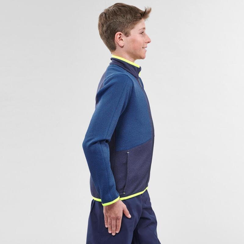 Chaqueta térmica de esquí y nieve Niños Wedze SKI-P Pull 900 azul
