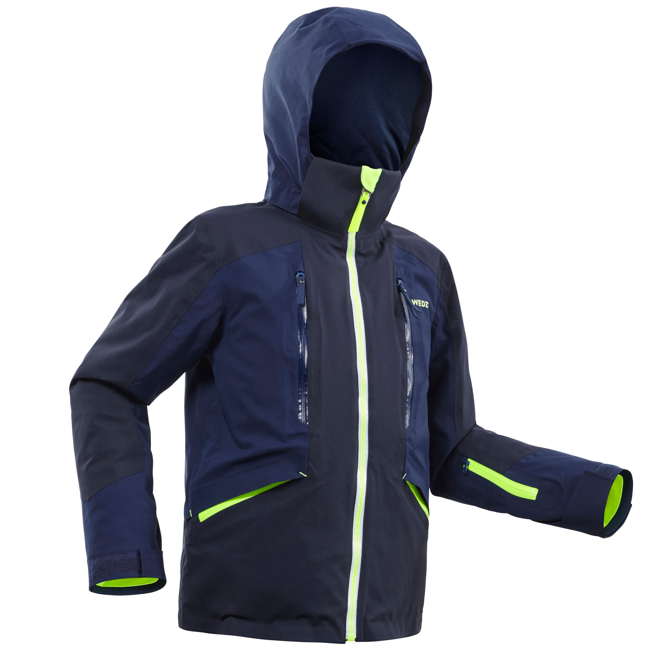 Image of Kids' Warm Ski Jacket - Ski 900 Blue