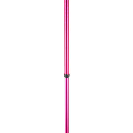 Roze dečji skijaški štapovi PUSH PIN
