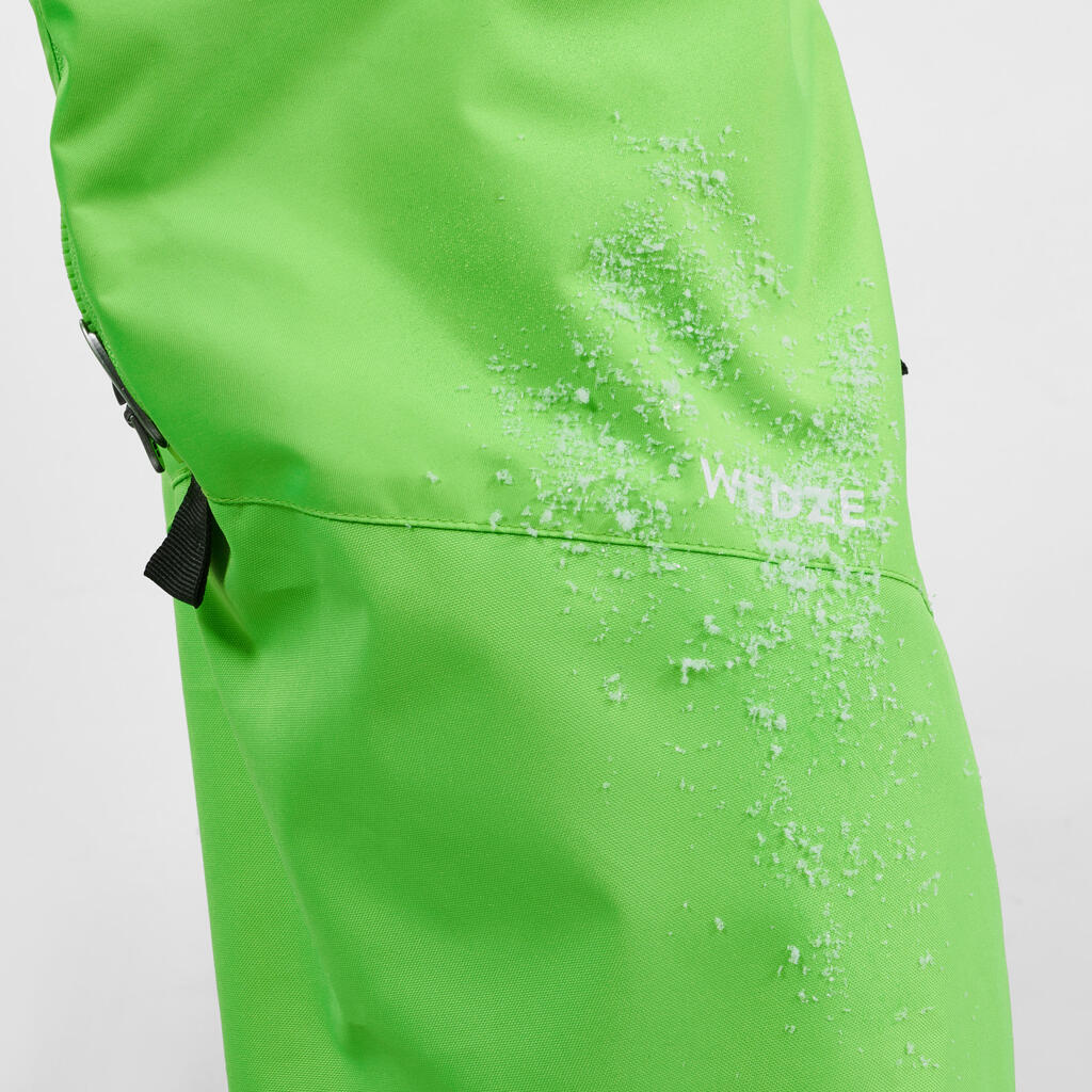 KIDS' SKI TROUSERS PNF 500 - GREEN