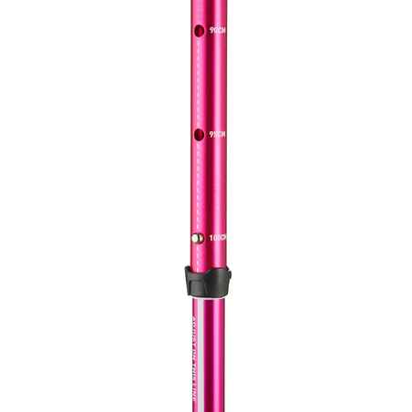 KIDS’ PUSH PIN SKI POLES - PINK