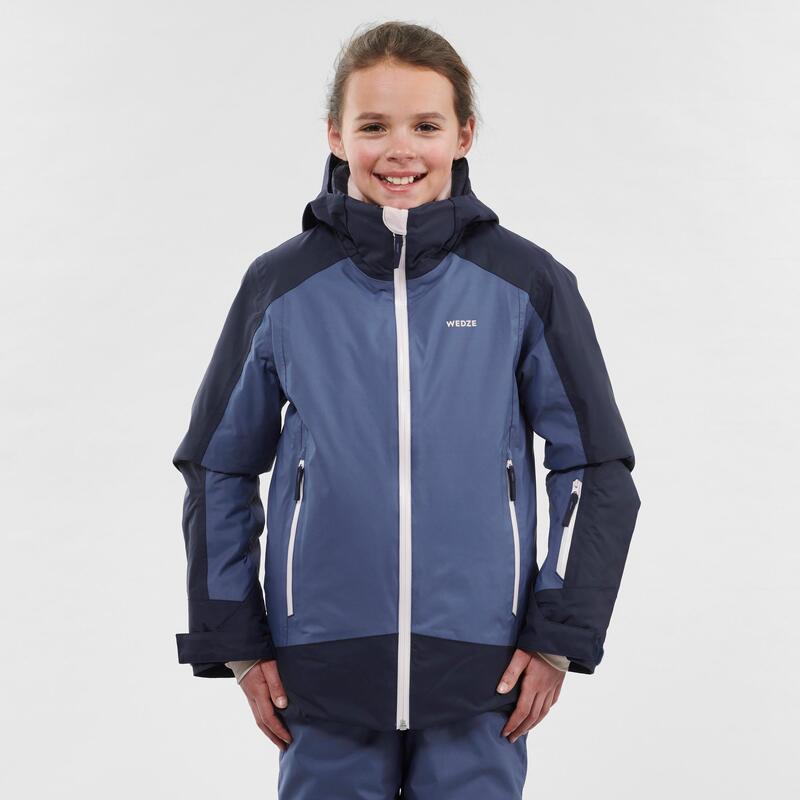 ABRIGO CHAQUETA ESQUÍ Y NIEVE WED'ZE 500 NIÑOS AZUL