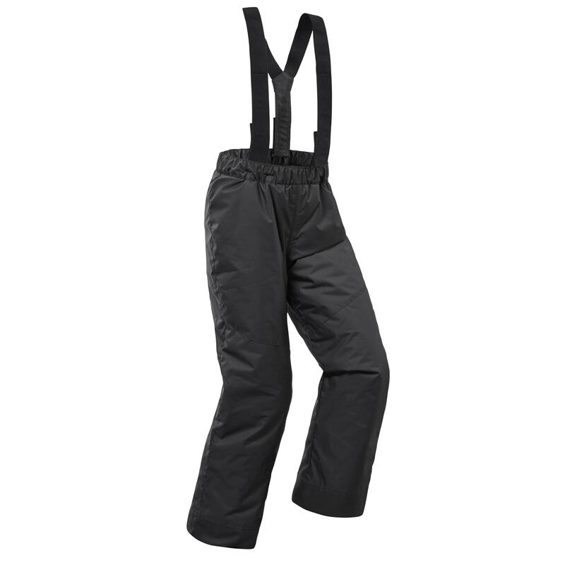 Kids' Ski Trousers Dark Grey Decathlon