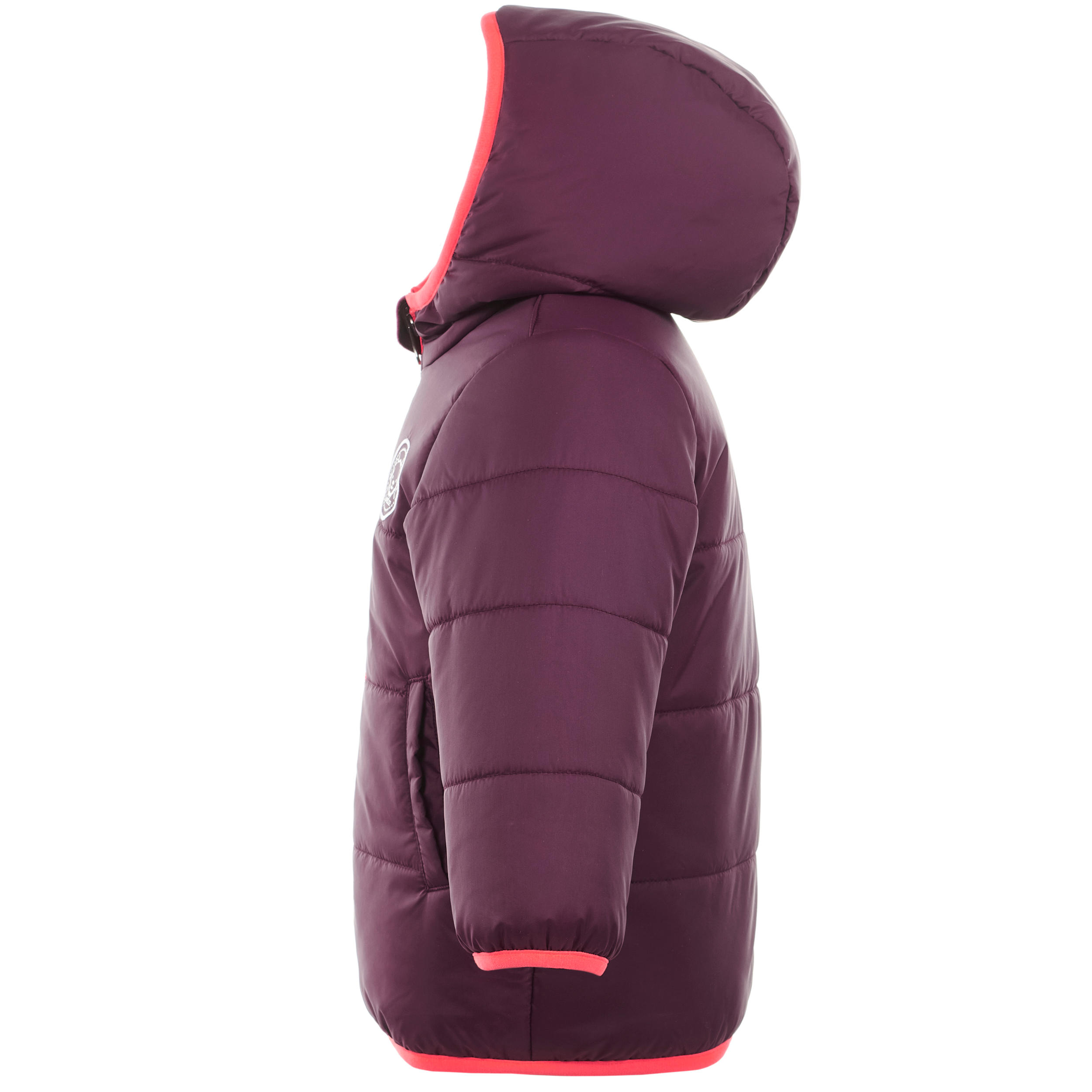 Babies' Ski/Sledge Reversible Jacket Warm - Purple 4/9