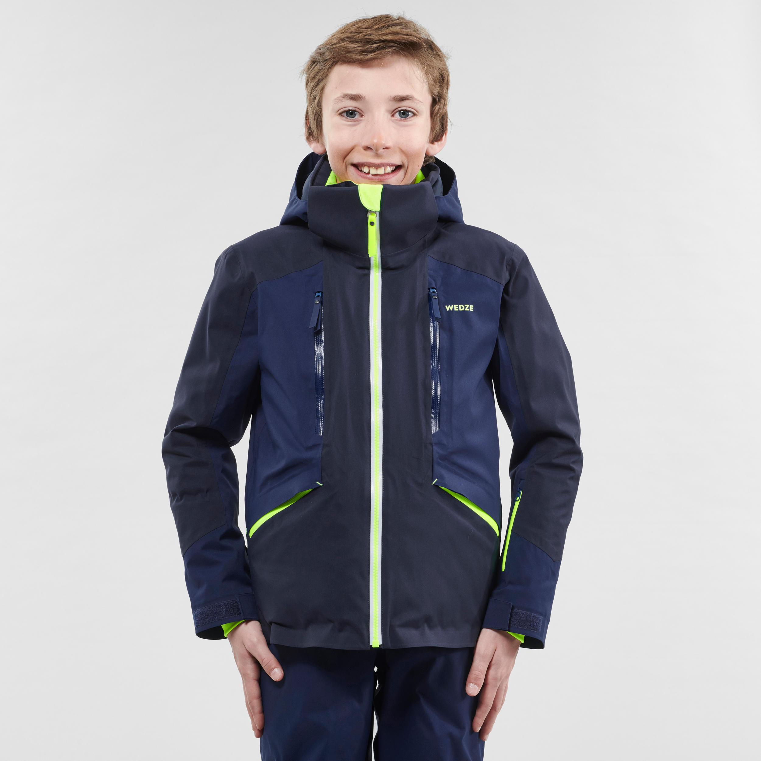 Kids' Warm Ski Jacket - Ski 900 Blue - WEDZE