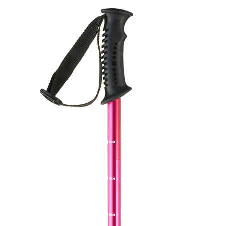 KIDS’ PUSH PIN SKI POLES - PINK