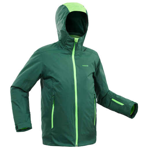 
      KIDS' SKI JACKET 500 - GREEN
  