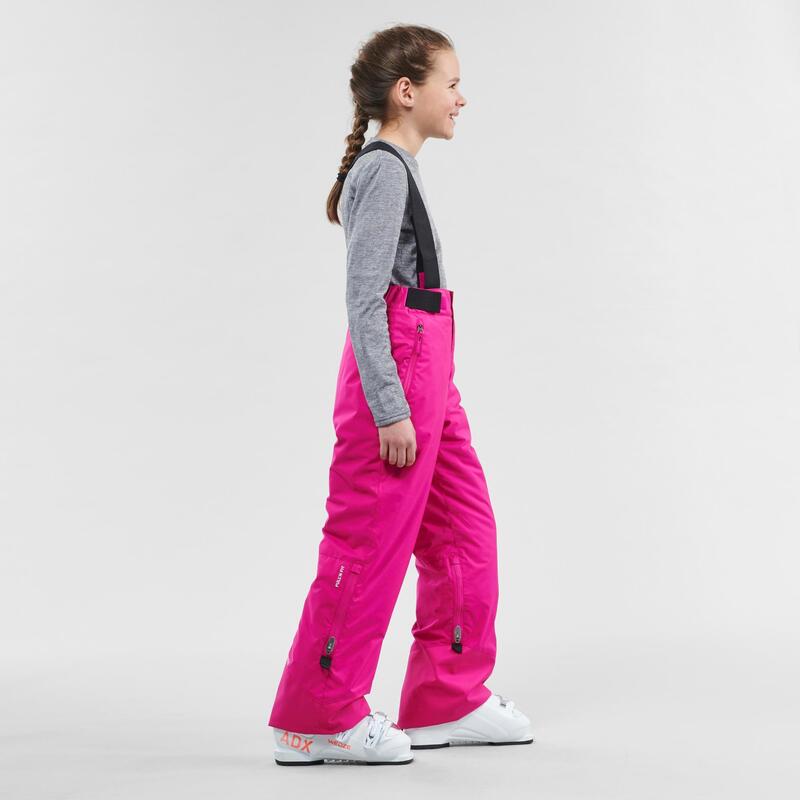 PANTALON DE SKI ENFANT PNF 500 ROSE