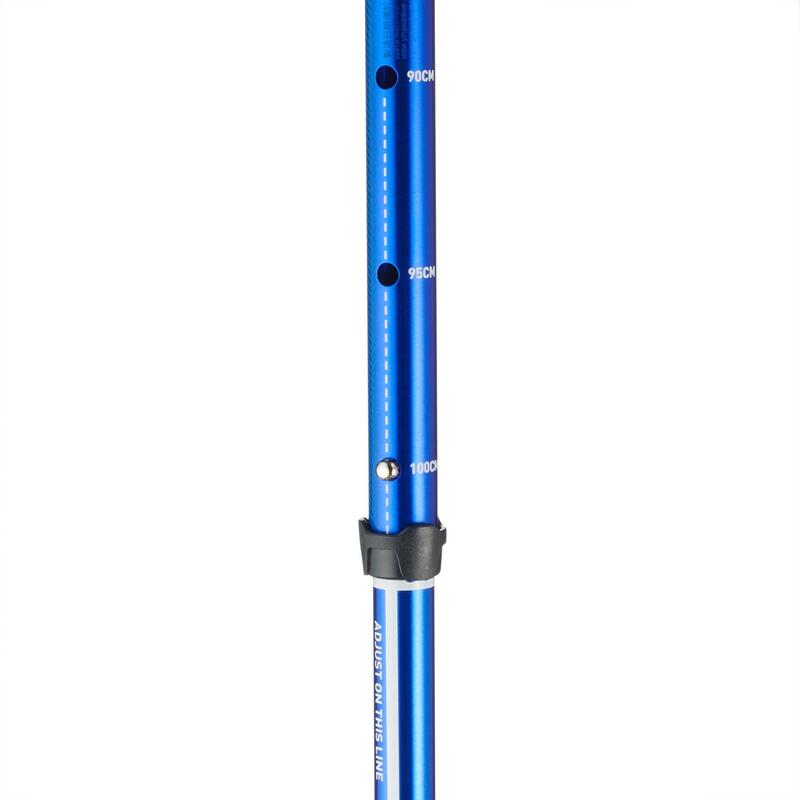 Skistöcke Kinder Piste - Push Pin blau 