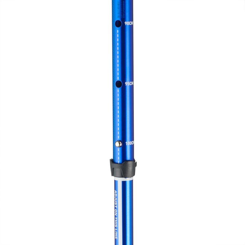 Skistokken voor kinderen Push Pin blauw