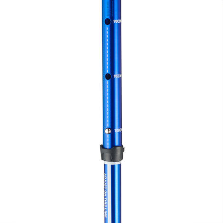 Plavi skijaški štapovi PUSH PIN