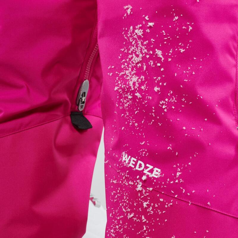 PANTALON DE SKI ENFANT PNF 500 ROSE