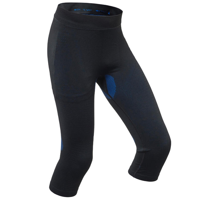 Dětské lyžařské spodní kalhoty 580 I-Soft černo-modré
