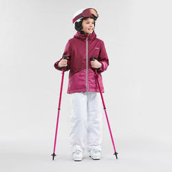 PANTALON DE SKI ENFANT 100 BLANC