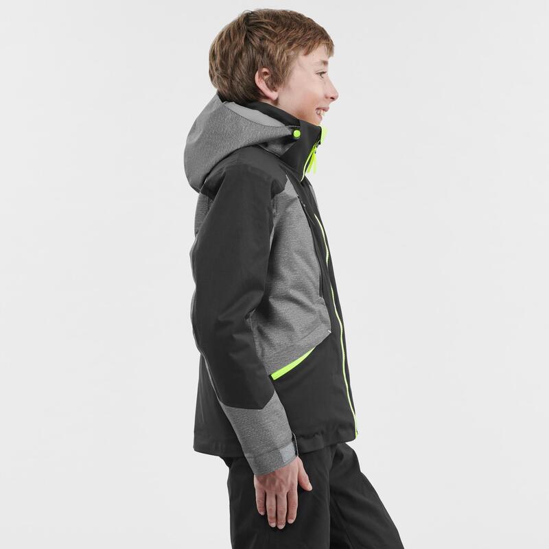 Winterjas kind | Ski jas kind | 900 grijs/zwart | Wedze