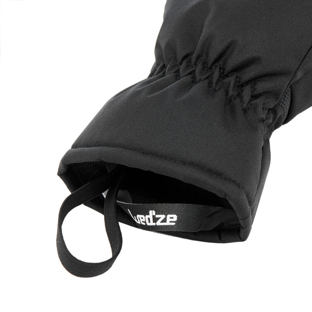 GANTS DE SKI CHAUDS ET IMPERMÉABLES ENFANT - 100 BLEU ET  ROSE FLUO