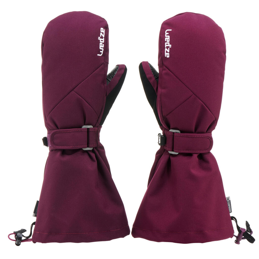 Fäustlinge Ski 550 Kinder lila