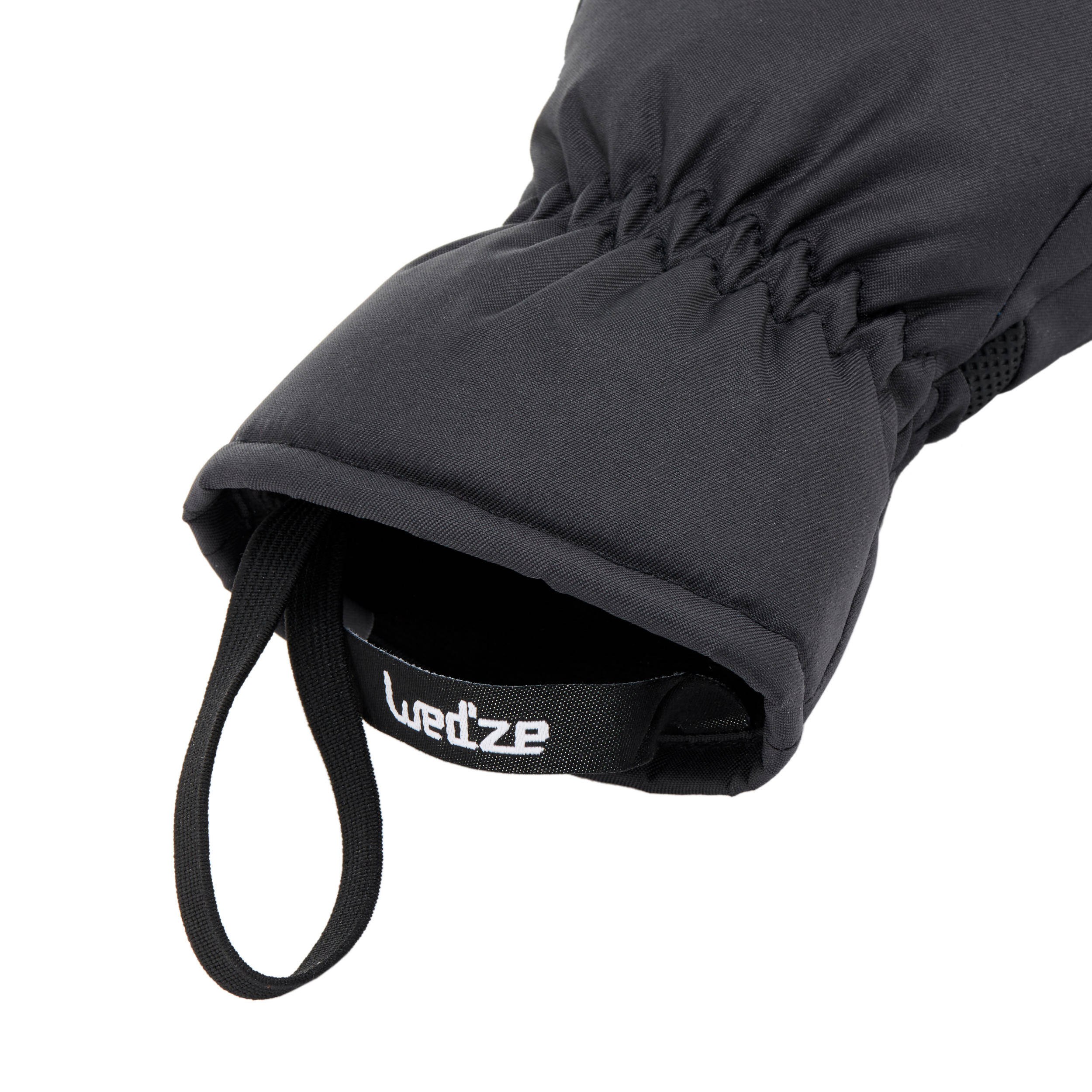 KIDS’ WARM AND WATERPROOF SKI GLOVES - 100 BLUE AND GREY -  5