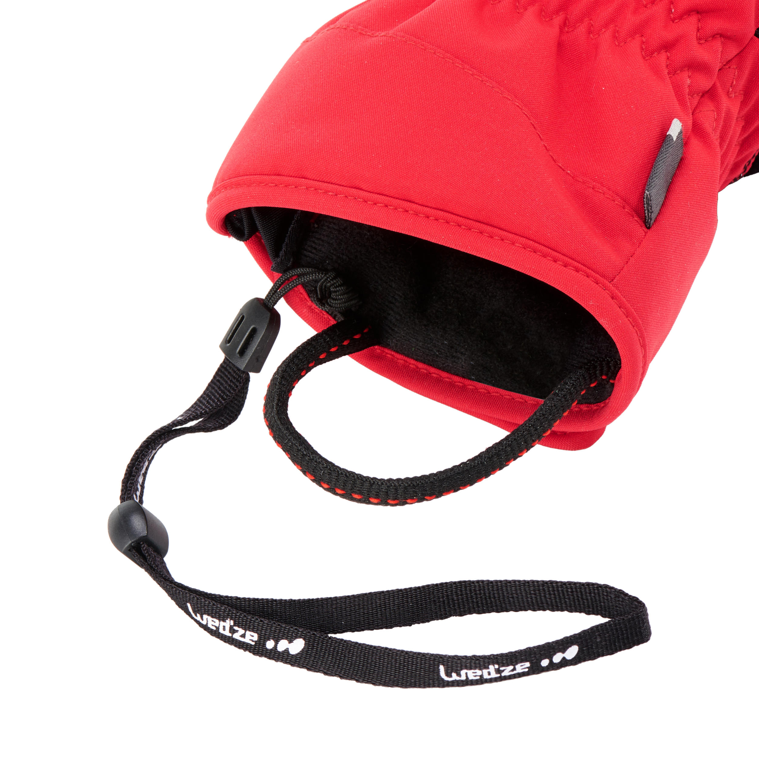 Adults' Downhill Skiing Gloves - Red 5/6