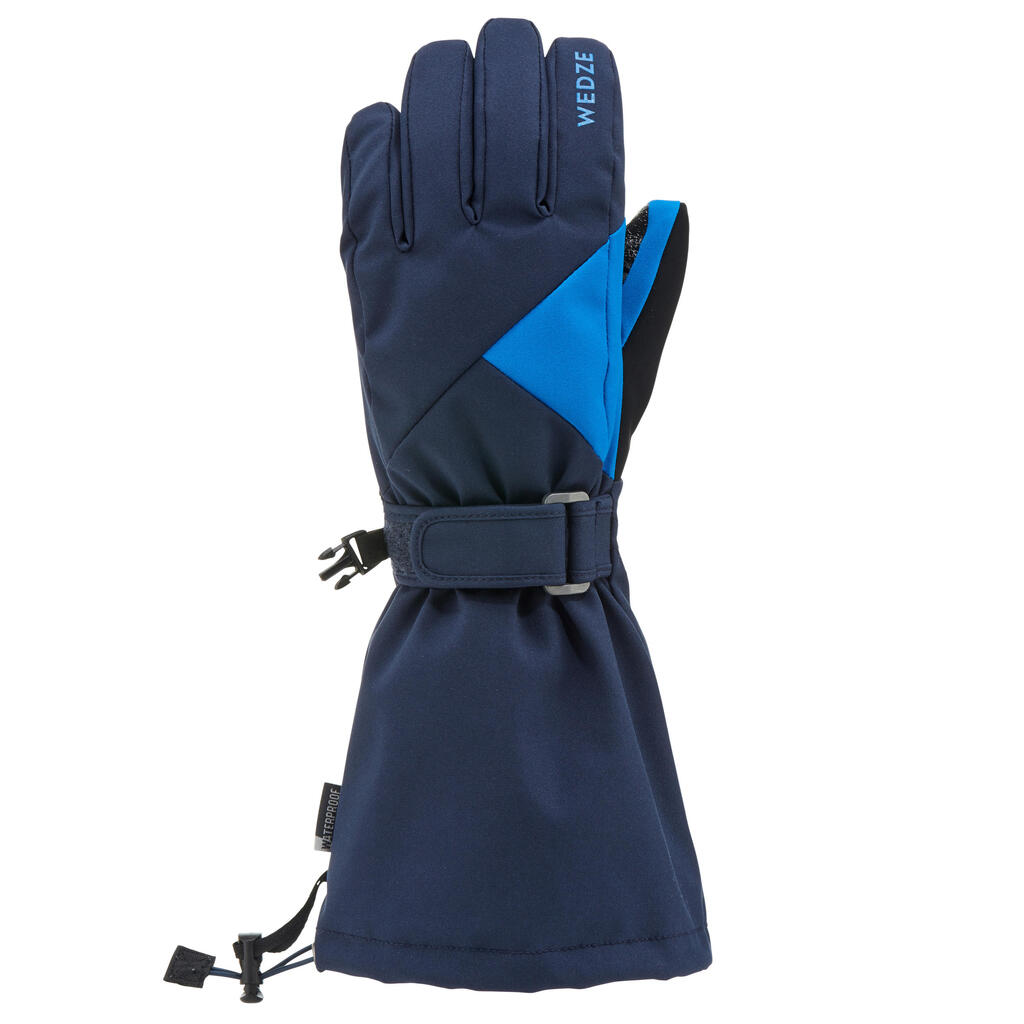 Children's ski gloves - navy
