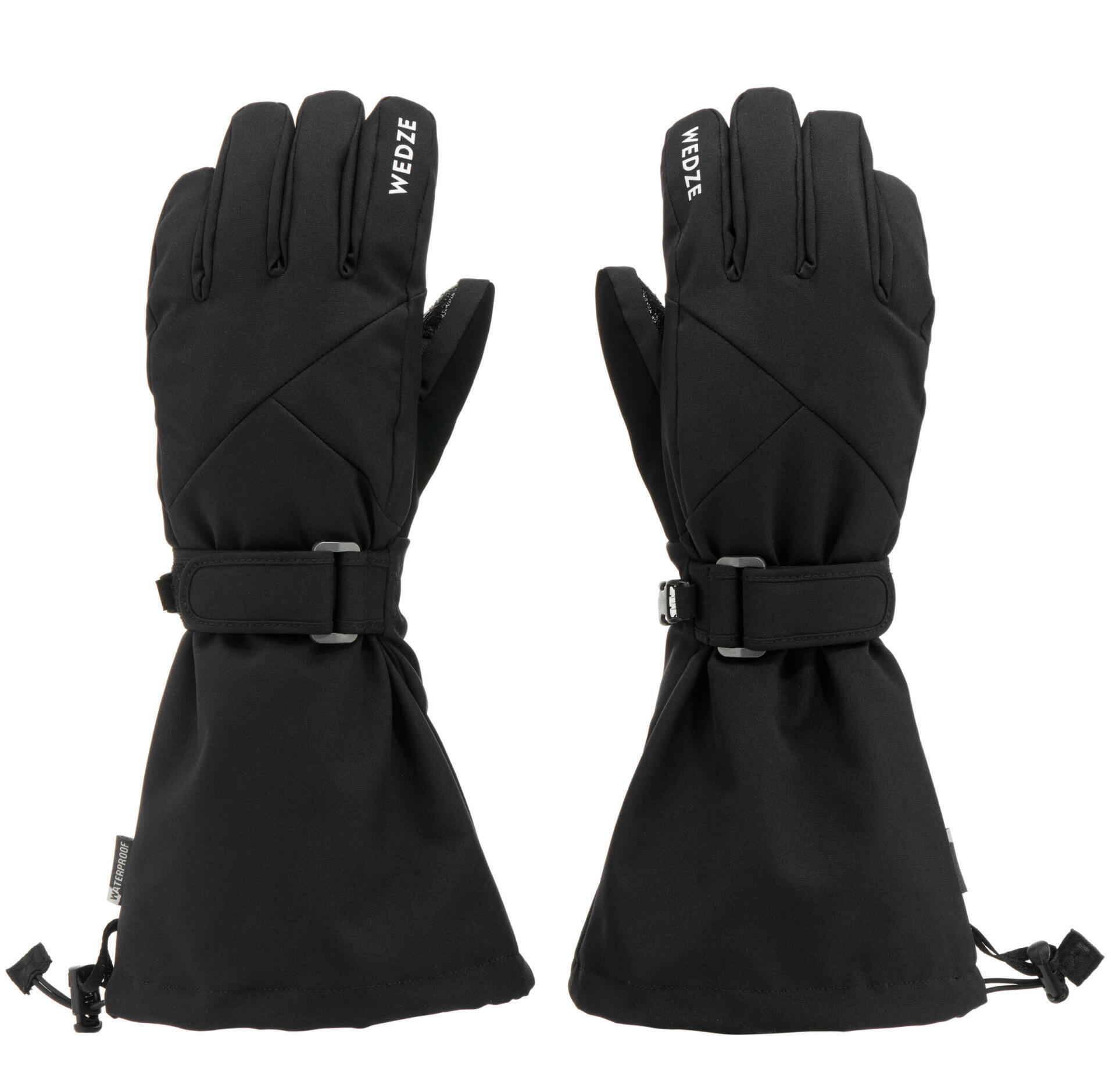 LUVAS DE SKI CRIANÇA GL 500 PRETO WED'ZE